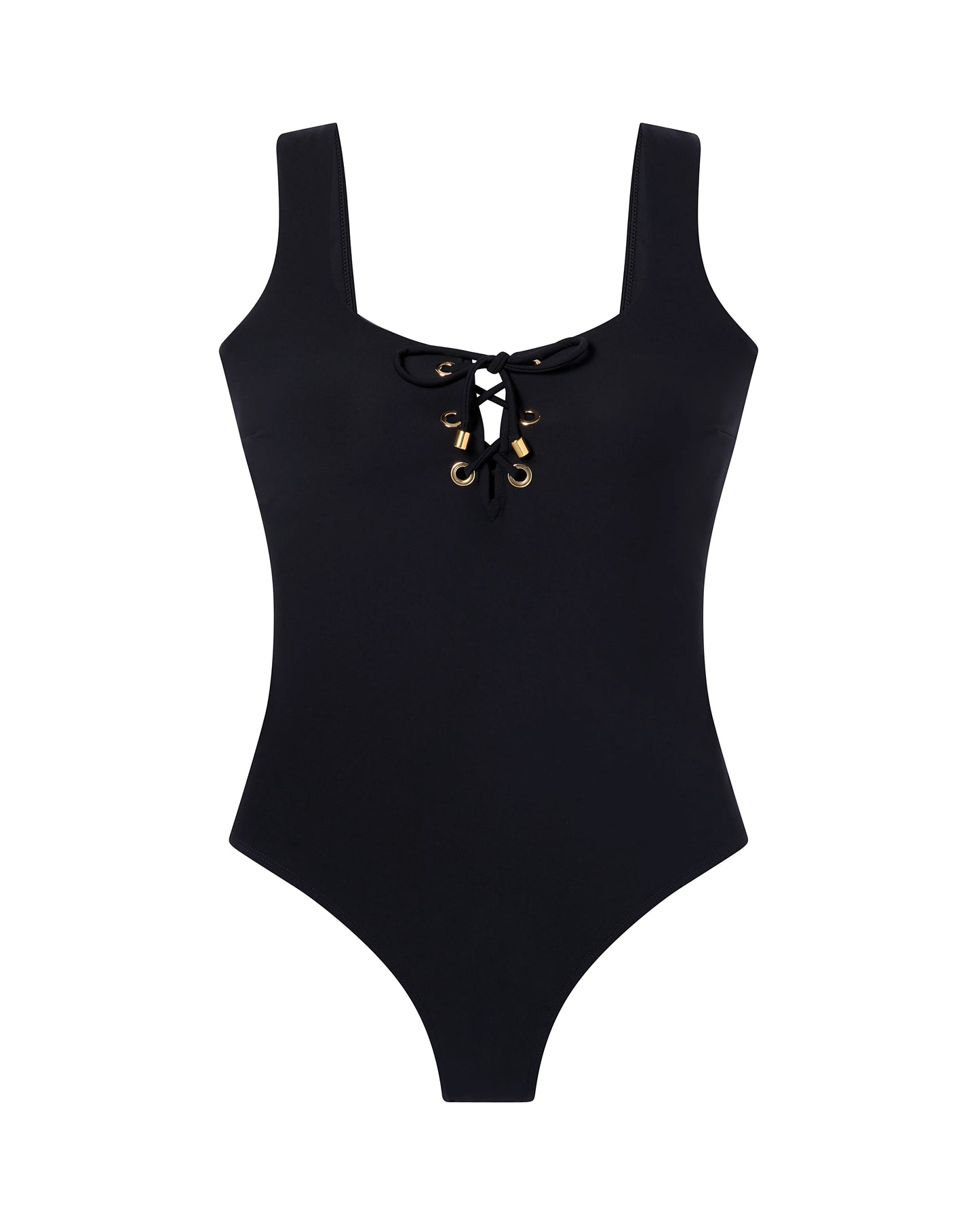 DreamSculpt® Lace-Up Square Neck Tank