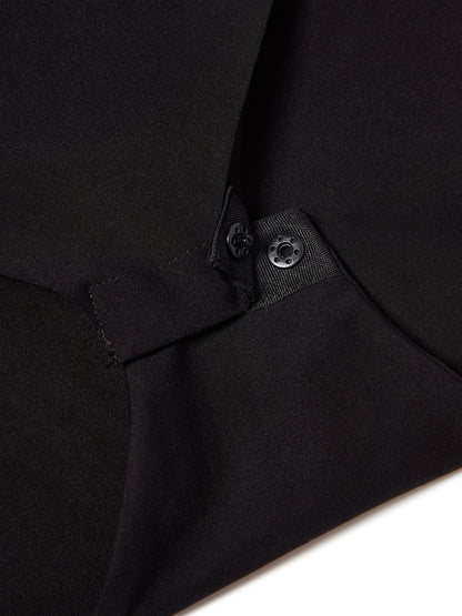 DaySculpt™ Long Sleeve Square Neck Snapped Top